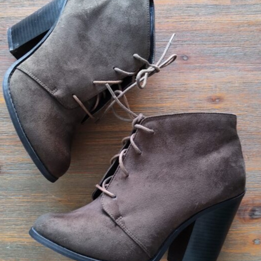Lace-Up High Heels Boots for Women